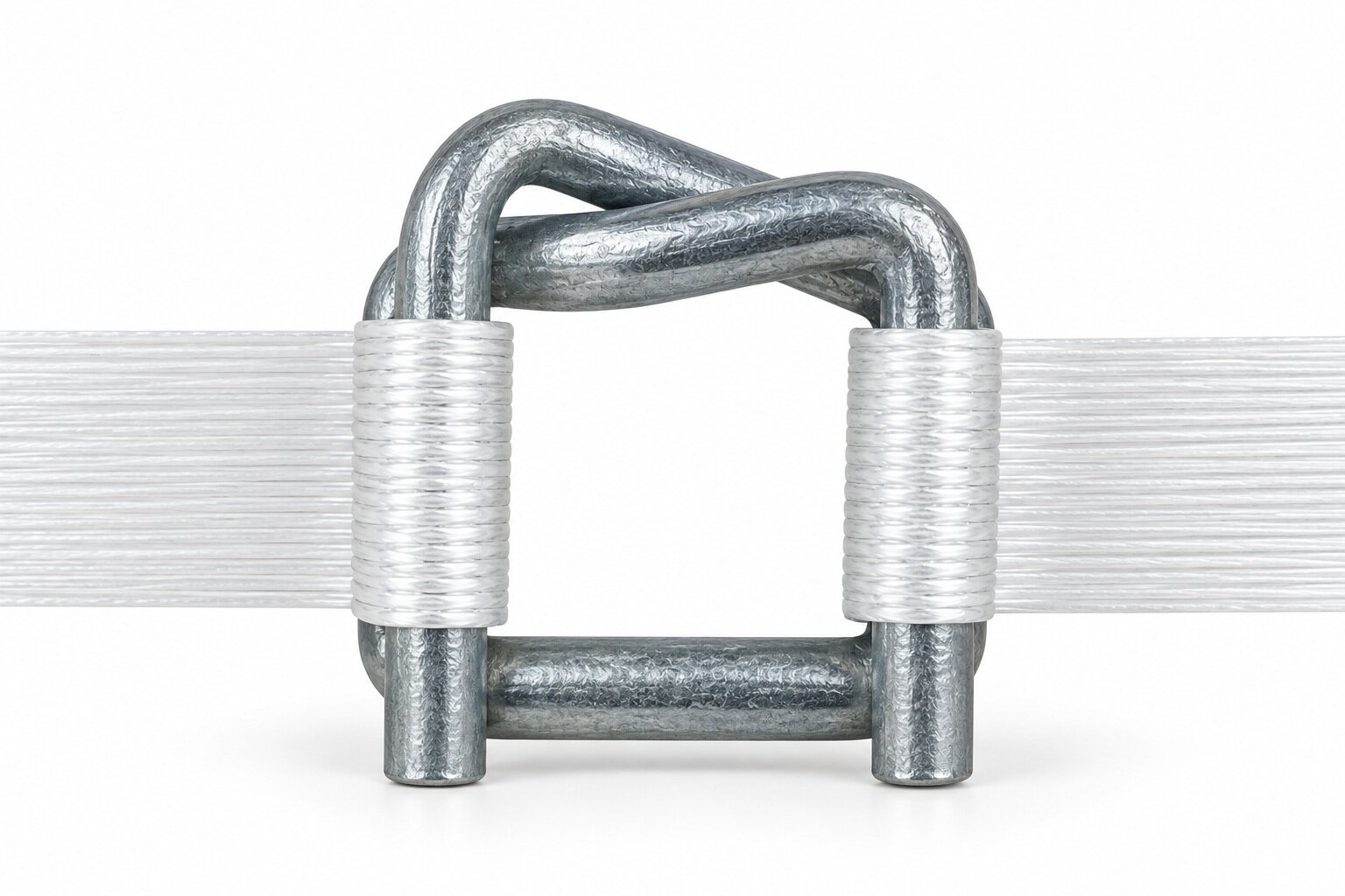 Stärkere verzinkte Metallklemme für Fadenstrukturband