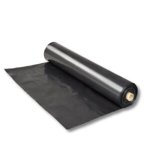 LDPE-Abdeckfolie, schwarz, 4,00 x 50 m, 80 my (µ), gefaltet
