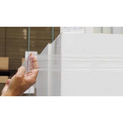 PE-Stretch-Dehnband, 100mm x 1200 mm x 40 my, transparent