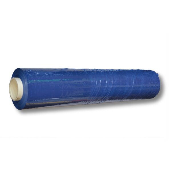Handstretchfolie / Hand-Stretchfolie dunkelblau transluzent 500mm x 265m, 23my