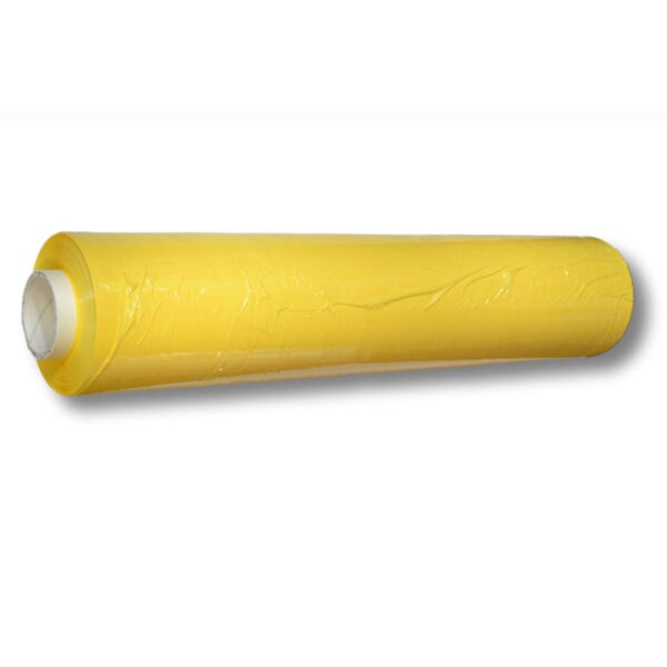 Handstretchfolie / Hand-Stretchfolie gelb opak (blickdicht) 500mm x 265m, 23my