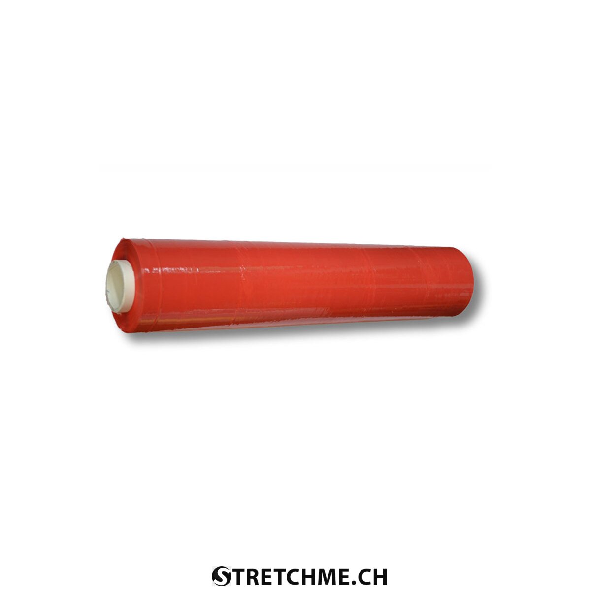 Handstretchfolie / Hand-Stretchfolie rot opak (blickdicht) 500mm x 300m, 23my