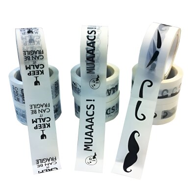 PVC-Klebeband bedruckt 1-farbig - 50mm