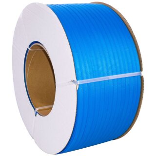 PP-Umreifungsband, blau, 12 x 0,63 mm, Kern 200 mm, 2250 m, Reisskraft 140 Kg