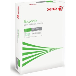 Xerox Recycled Kopierpapier A4 - weiss 100% Altpapier (CIE: 85)