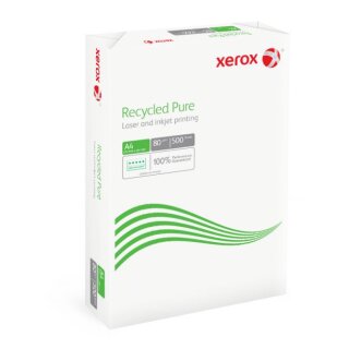 Xerox Recycled Pure Kopierpapier A4 - weiss 100% Altpapier (CIE: 110)