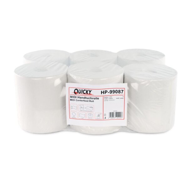 Papierrollen, Typ Midi, 20 cm x 260 m, Ø 20 cm, Recyclingpapier