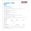 TESA PVC-Klebeband 4124, 38 mm x 66 m, braun