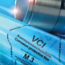 VCI-Seitenfaltensäcke, blau transparent, Marke...