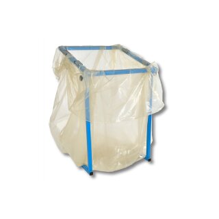 LDPE-Seitenfaltensäcke, transparent, lebensmittelecht, gleitfähig, 1250 + 850 x 2100 mm, 100my