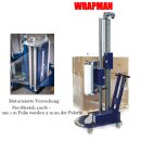 Wrapman 2.0 - mobiler Stretch­wickler - halbautomatisch, Wickelhöhe bis 2.0 m - Option bis 2.4 m / 2.8 m