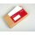 Quick Vitro aus Papier C5/6 DNG-2xHK, rot, Aufdruck "Dokumente", mit Aufreissperfo und flächig bedruckt 1-farbig rot Lenza Kraft 110 gm2, FSC, Fenster links, 250 Stk./Karton