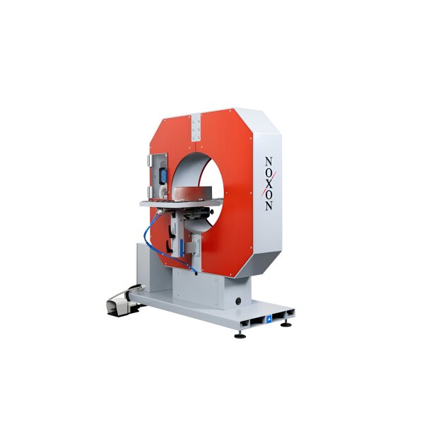 Wrappy M – manuell gesteuerte horizontale Wickelmaschine mit Drehring