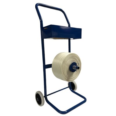 Abrollwagen für Polyesterband...