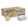 Falt-/ Papierhandtücher, V-Falz, gefaltet: L 10.50 / B 21 cm, 2-lagig, beige