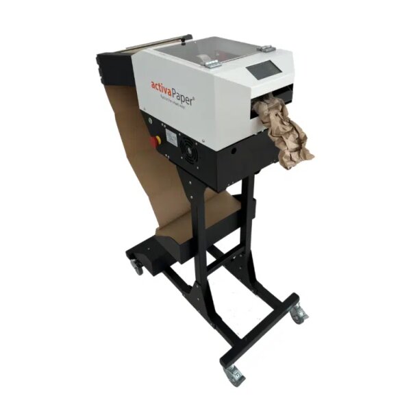 Papierpolstermaschine, Marke: activaPaper Basic Plus, schwarz/weiss, für Papierpolster Breite 381 mm