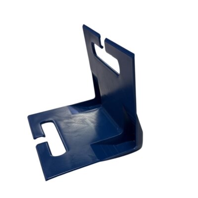 Kantenschutzecken Kunststoff "Small" (40–50-60 mm), Blau – mit seitlicher Schlitz-Bandführung, 300 Stück / Karton